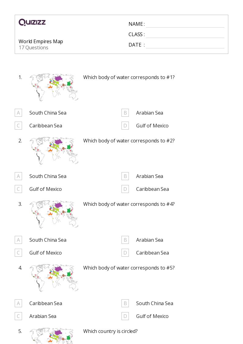 50+ the songhai empire worksheets for 10th Grade on Quizizz Free & Printable