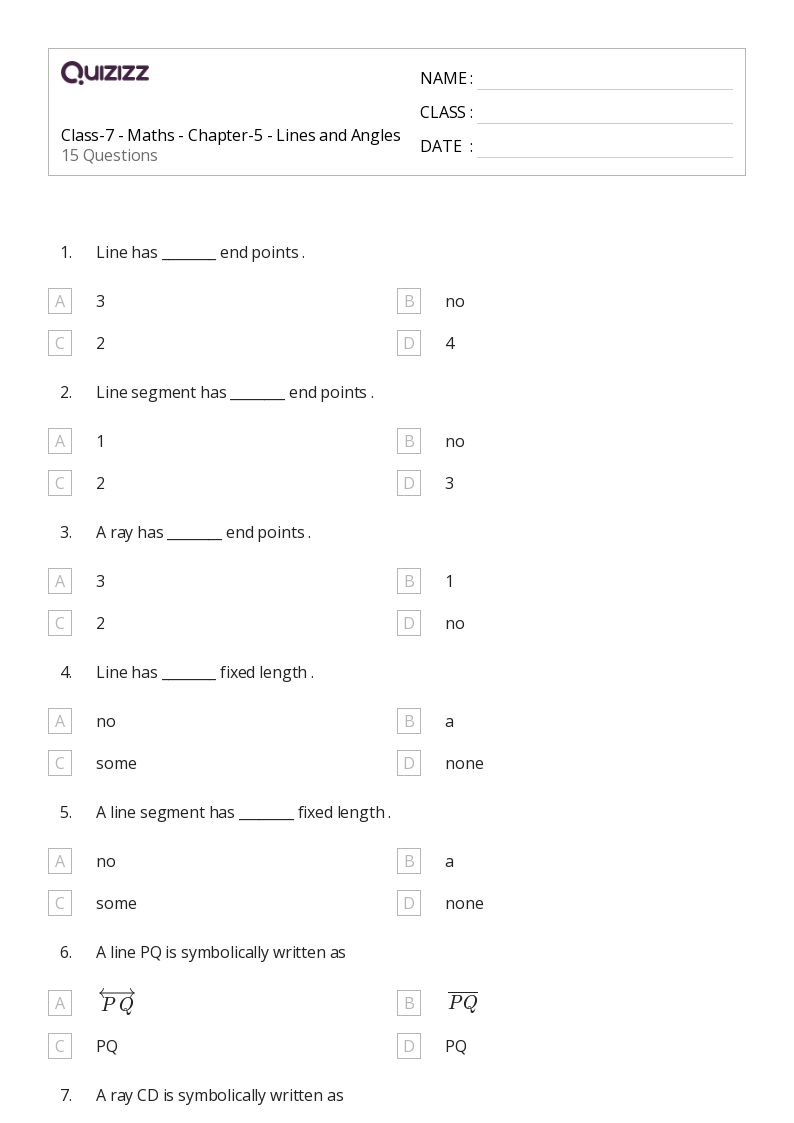 Printable Measures of Variation Worksheets for Class 7 Quizizz