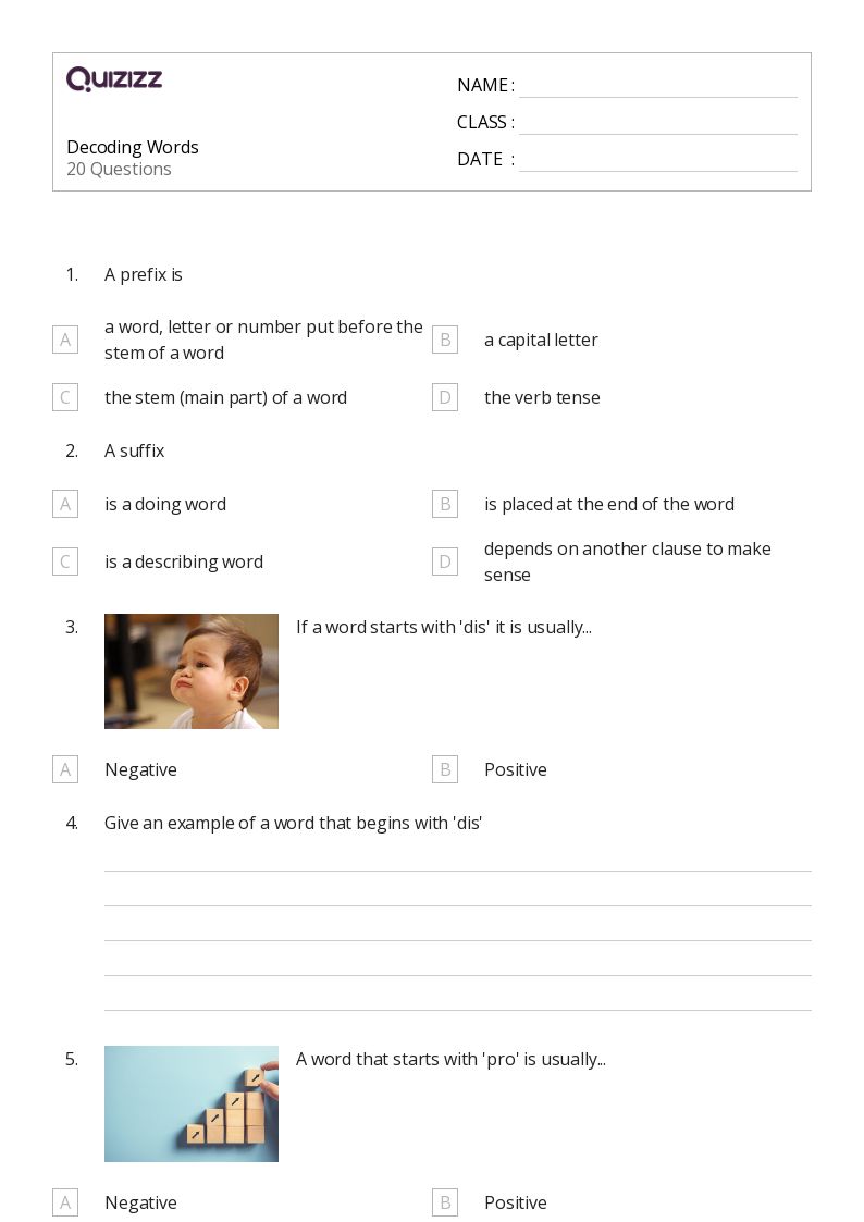 50+ Decoding Words worksheets on Quizizz Free & Printable
