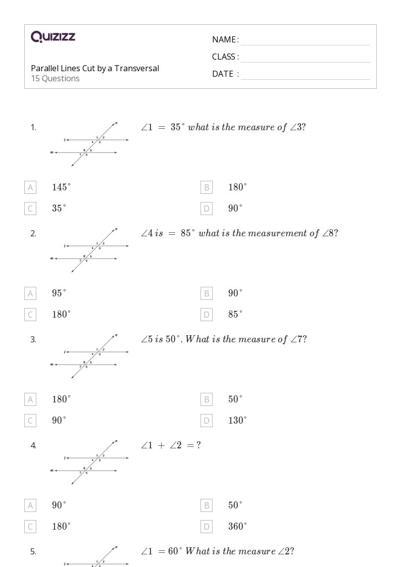 50+ Angles worksheets for 6th Grade on Quizizz Free & Printable