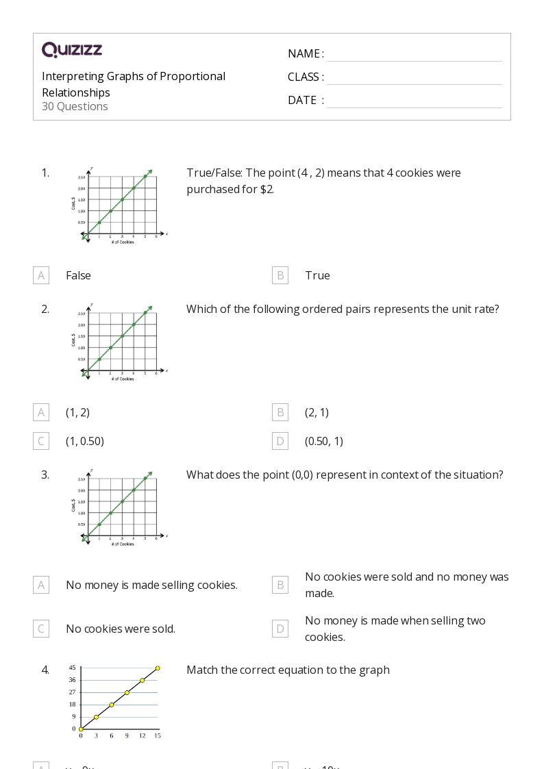 50+ Interpreting Graphs worksheets for 7th Year on Quizizz | Free
