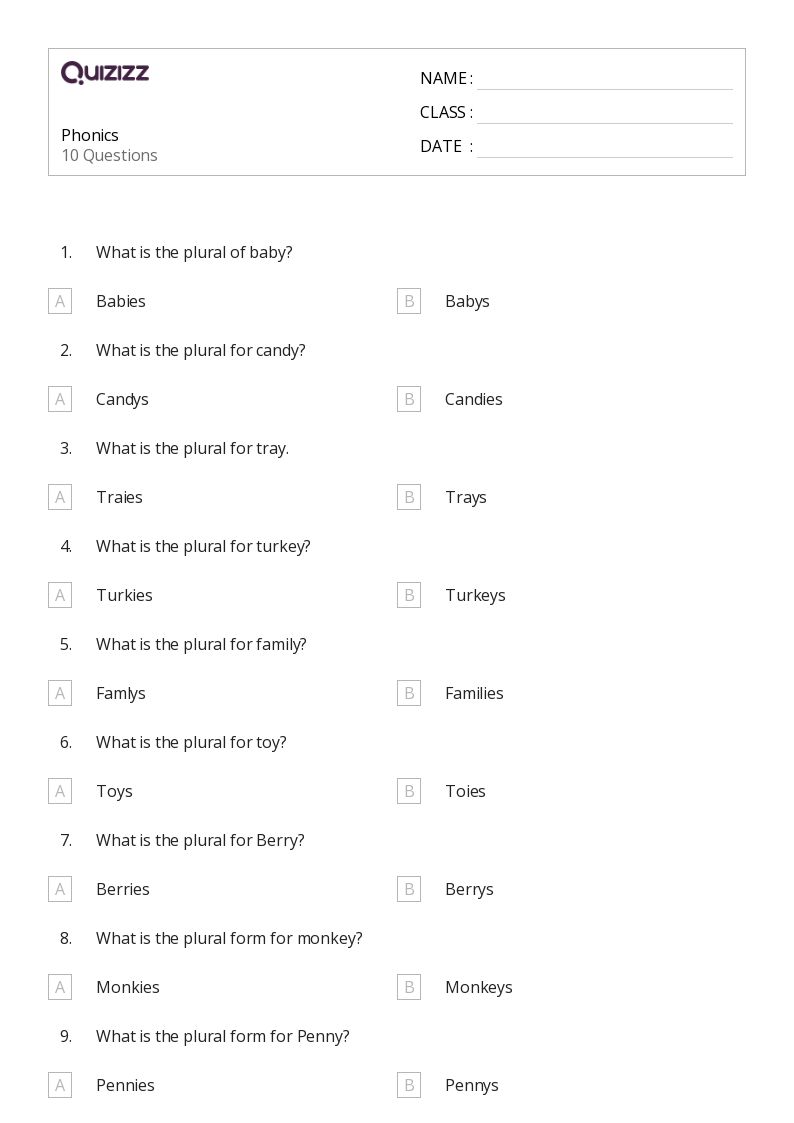 50+ Phonics worksheets for 5th Year on Quizizz Free & Printable