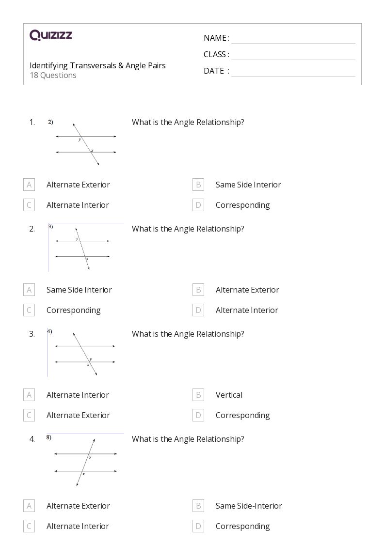 50+ angle side relationships in triangles worksheets for 12th Grade on Quizizz Free & Printable