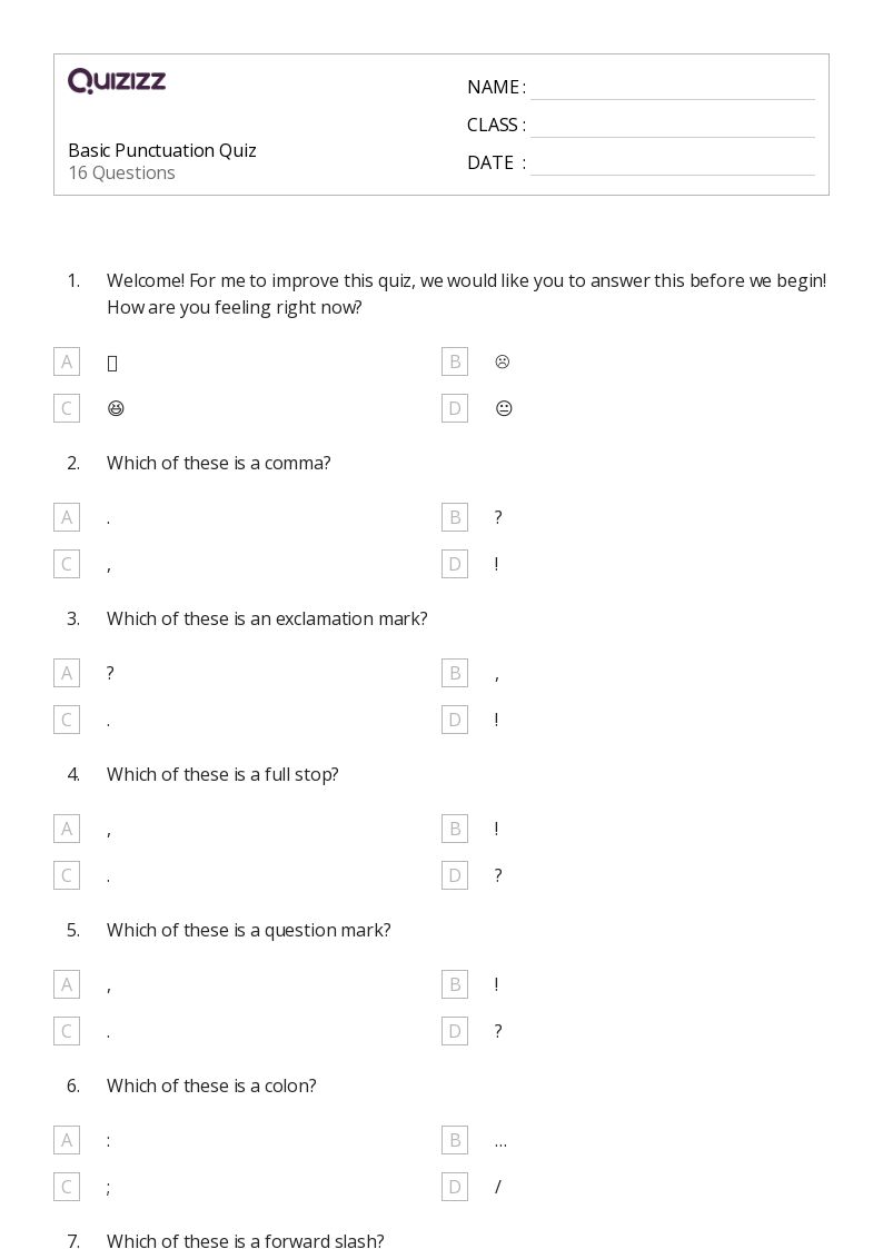 50+ Abbreviations worksheets for 1st Year on Quizizz Free & Printable