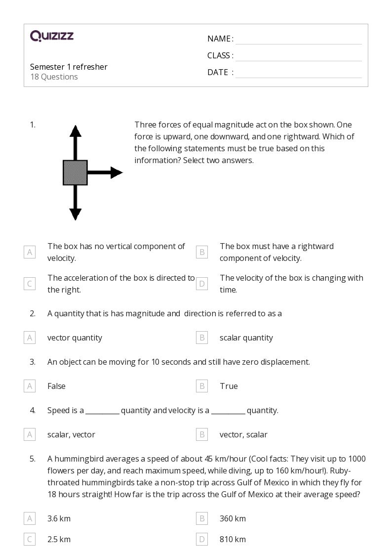50+ centripetal acceleration worksheets for 10th Grade on Quizizz Free & Printable