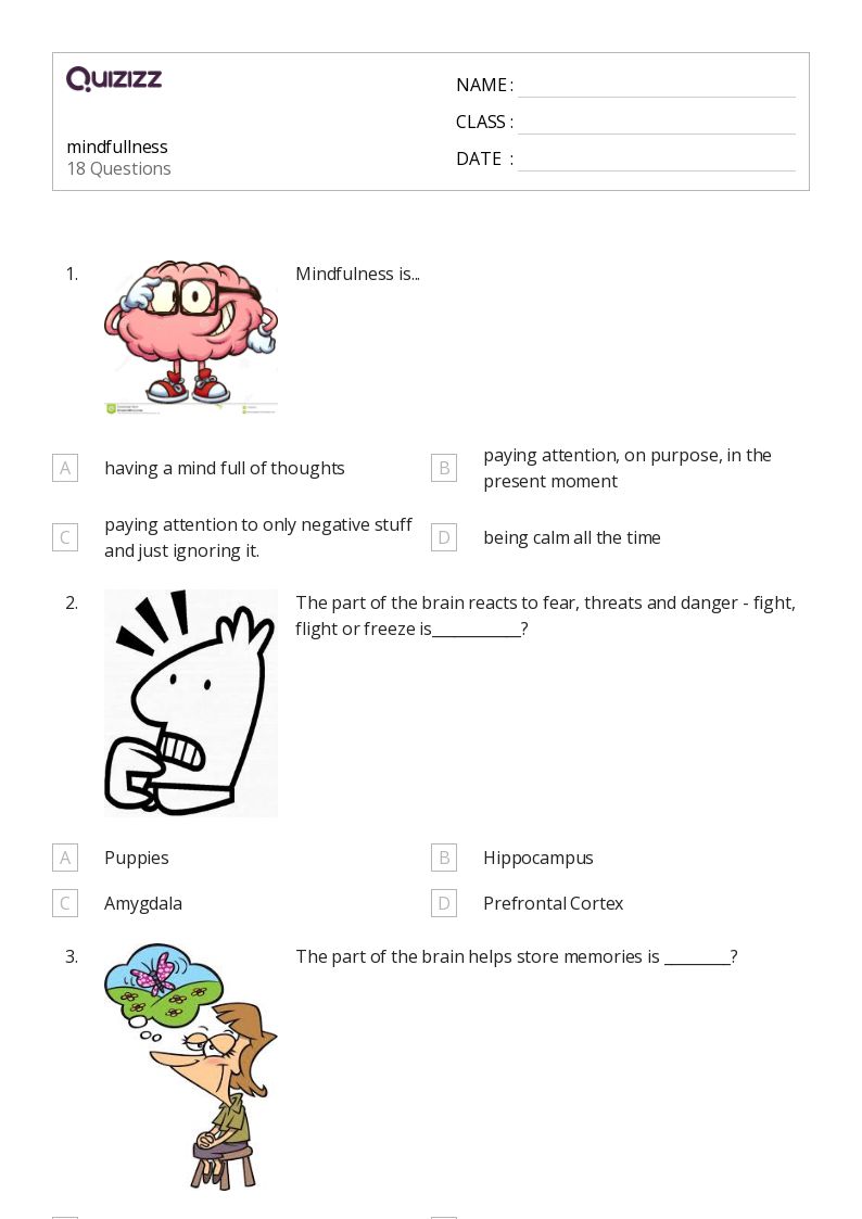 50+ Social emotional worksheets on Quizizz Free & Printable