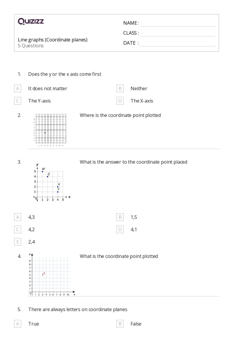 50+ Line Graphs worksheets for 5th Class on Quizizz | Free & Printable