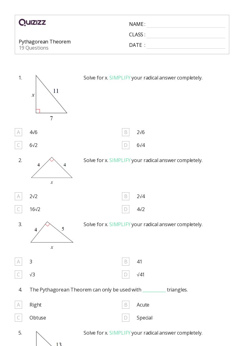 50+ Math worksheets for Grade 11 on Quizizz Free & Printable
