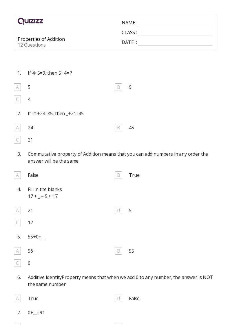 50+ Properties of Exponents worksheets for Kindergarten on Quizizz