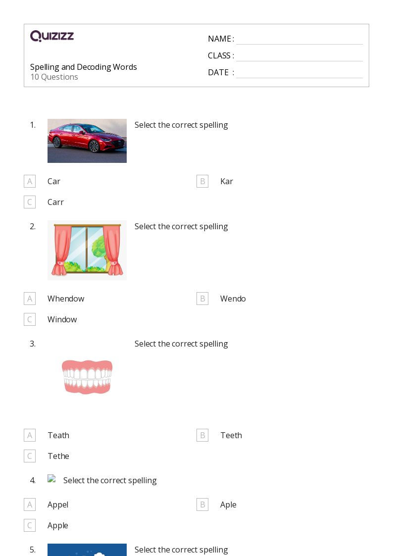 50+ Decoding Words worksheets for 1st Grade on Quizizz Free & Printable