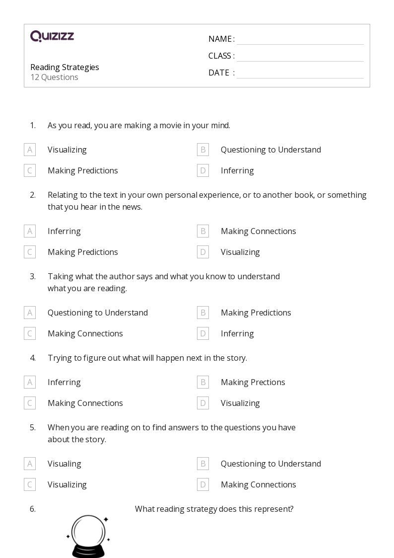 50+ Making Connections in Reading worksheets on Quizizz Free & Printable