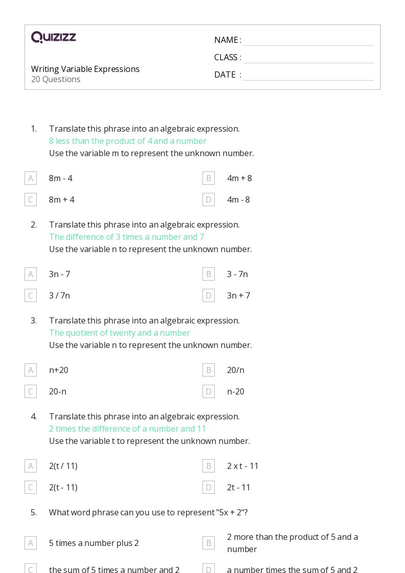 50+ Writing worksheets for 10th Grade on Quizizz Free & Printable