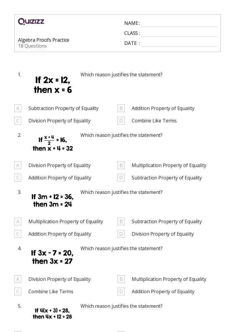 50+ algebra worksheets for 10th Grade on Quizizz Free & Printable