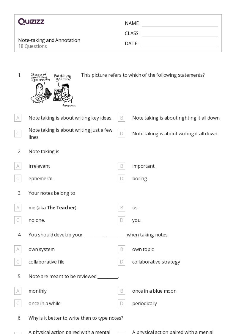 50+ Picture Comprehension worksheets for 7th Grade on Quizizz | Free