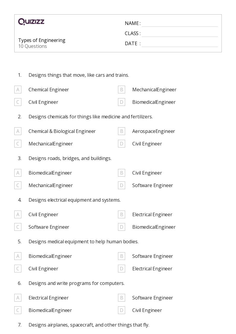 50+ Engineering & Science Practices worksheets for 5th Grade on Quizizz