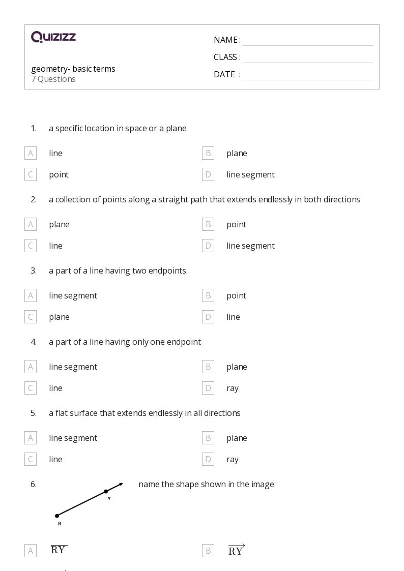 50+ Geometry worksheets for Kindergarten on Quizizz Free & Printable