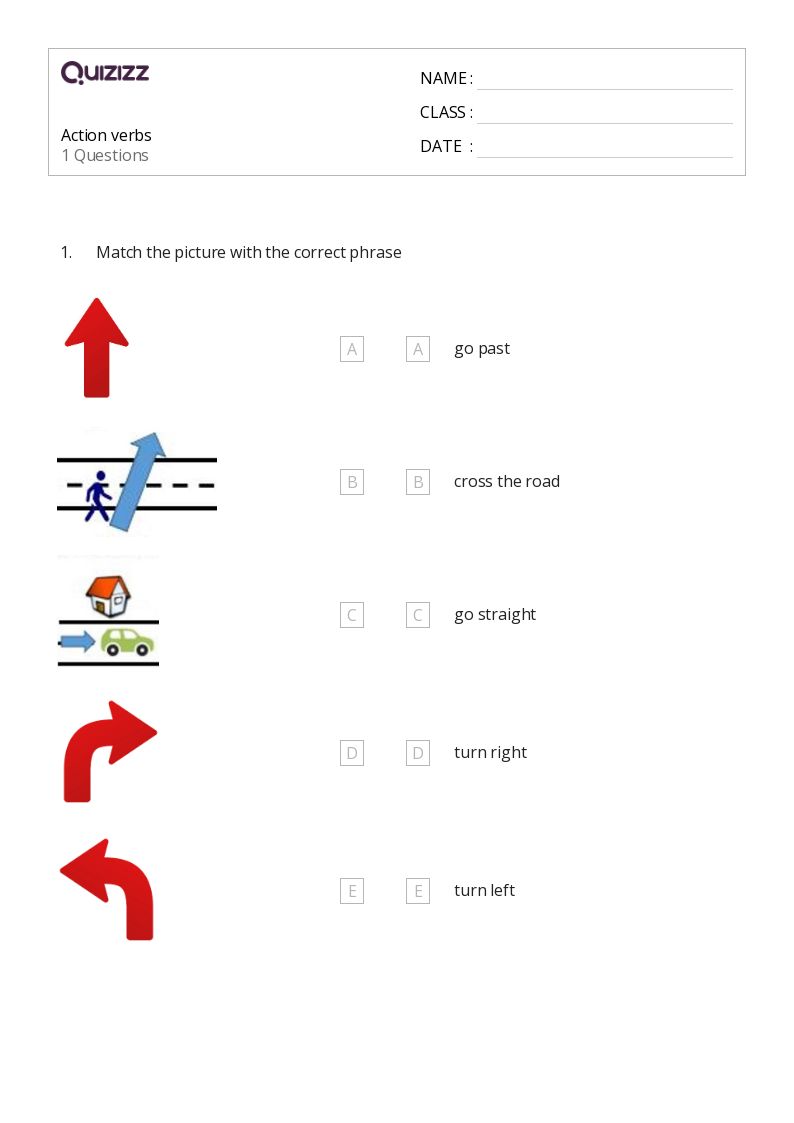 50+ Action Verbs worksheets for 7th Grade on Quizizz Free & Printable