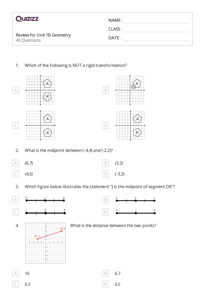 50+ distance between two parallel lines worksheets for 11th Grade on Quizizz Free & Printable
