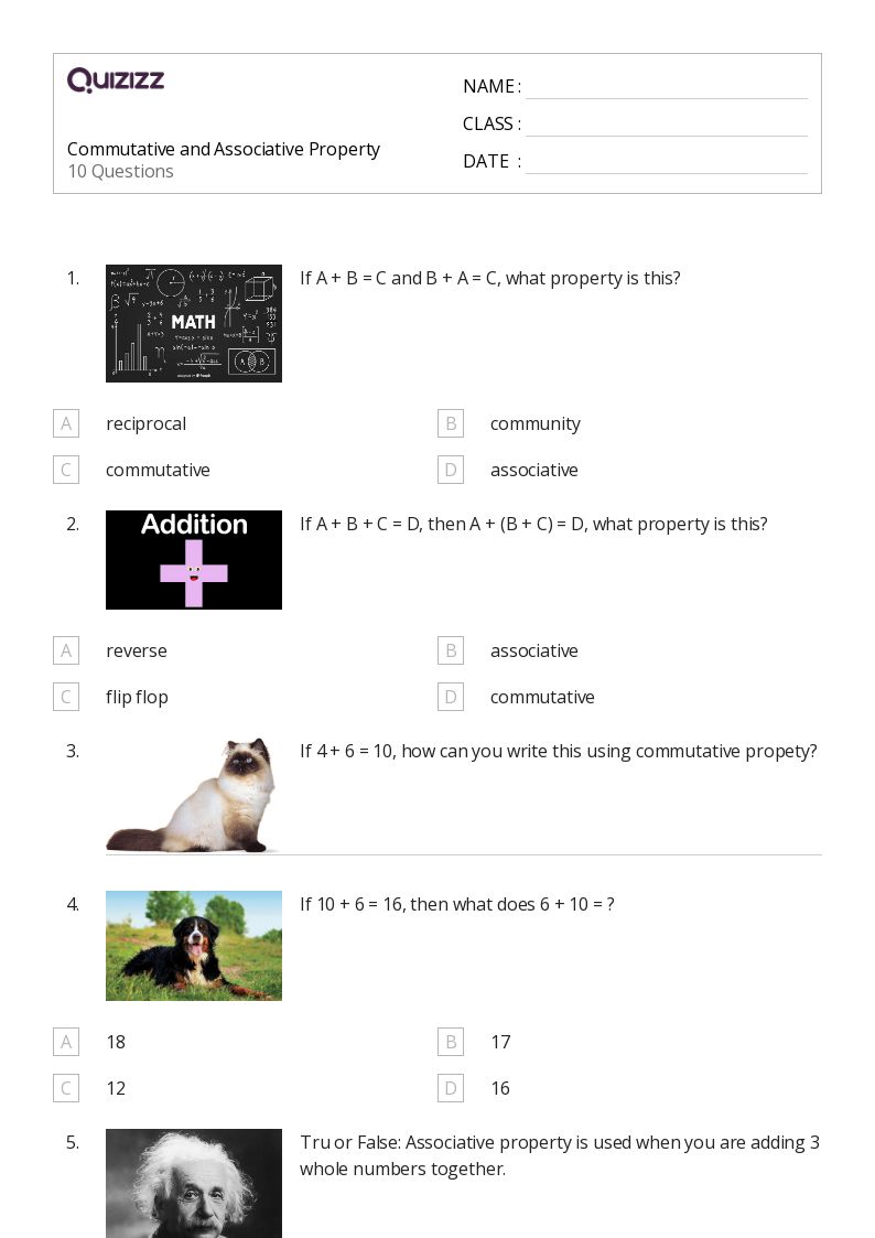50+ Commutative Property of Multiplication worksheets for 1st Grade on
