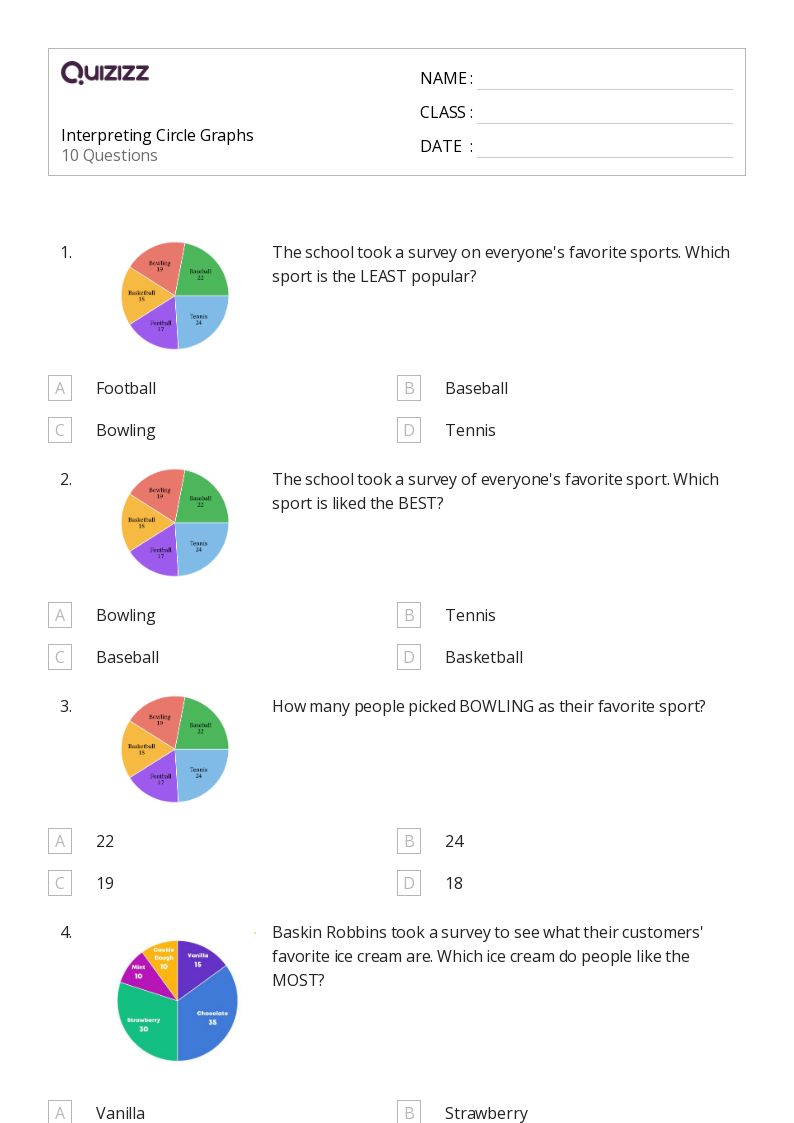 50+ Interpreting Graphs worksheets for 1st Year on Quizizz Free & Printable