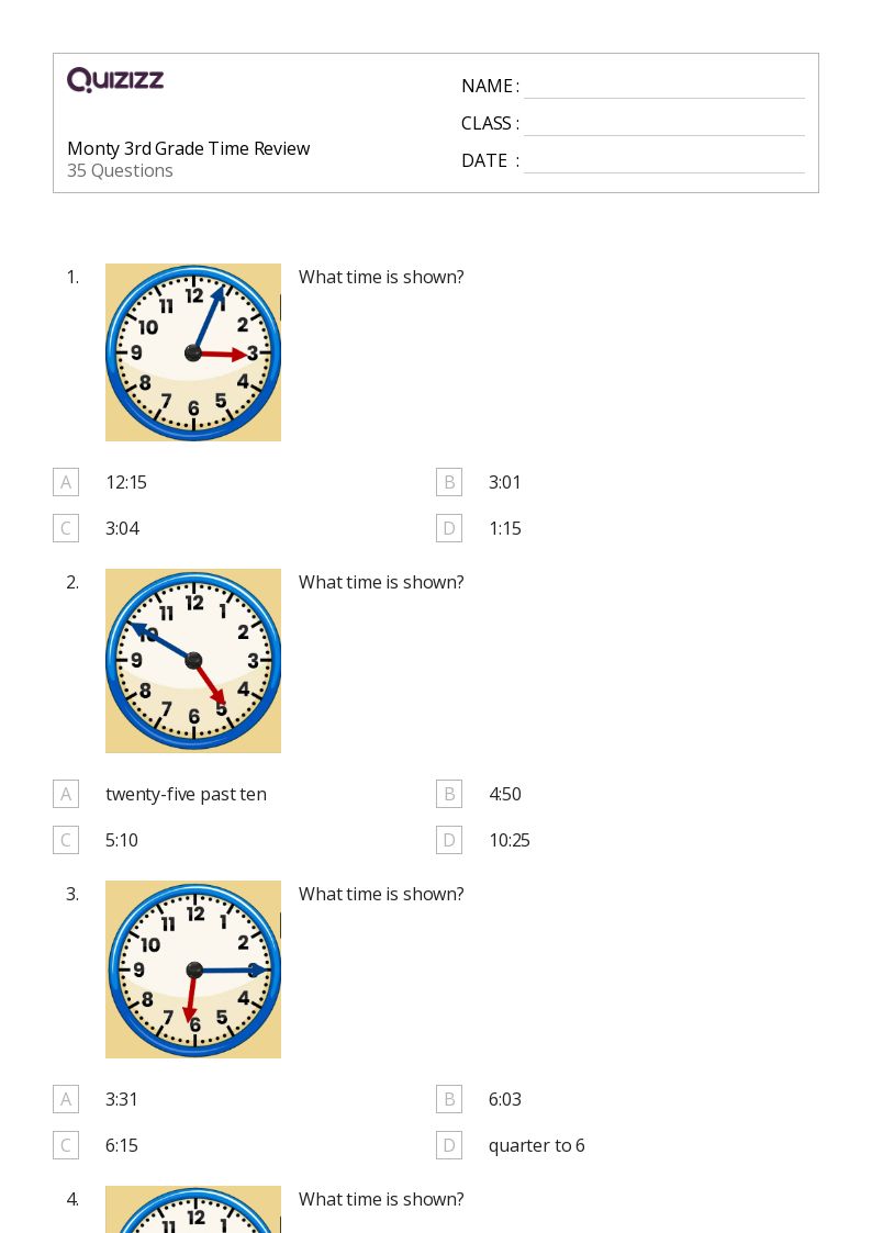 50+ Days, Weeks, and Months on a Calendar worksheets for 3rd Grade on Quizizz Free & Printable