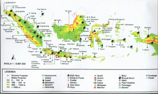 Geo-XI- Persebaran Sumber Daya Alam - Pengelolaan sumber daya alam di  Indonesia Quiz - Quizizz