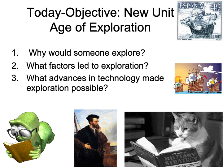 Age of Exploration ESL History Quizizz