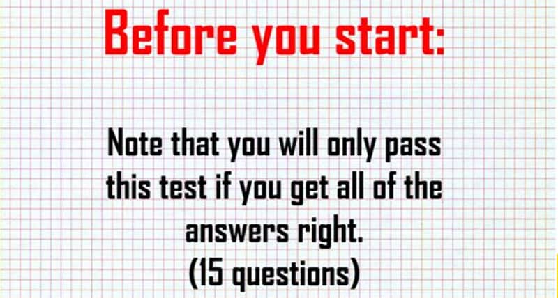 Getting The Perfect Score In This Test Means That You’re Smarter Than