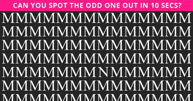No One Can Score A Perfect 10 On This Tough Odd One Out Puzzle Without