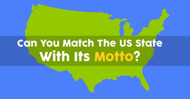 Can You Match The US State With Its Motto? QuizPug