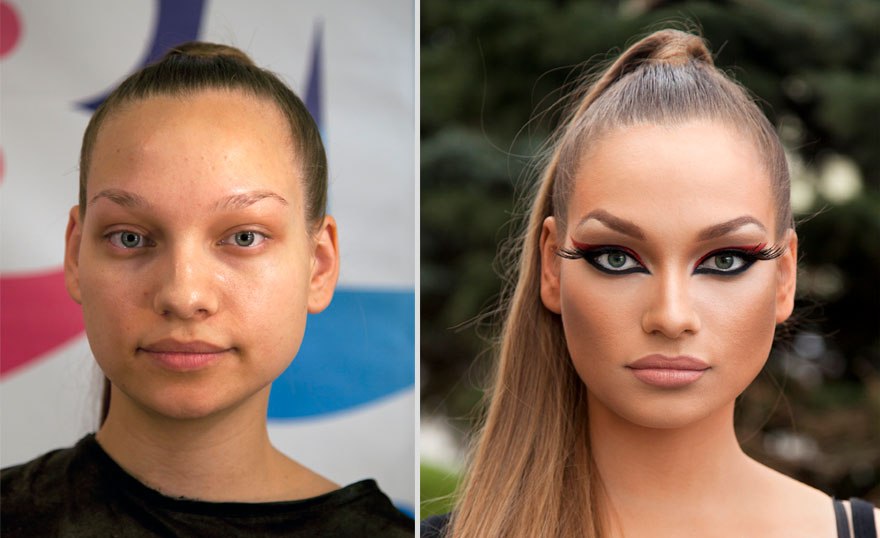 Mind Blowing Makeup Transformations Before and After (20 photos)