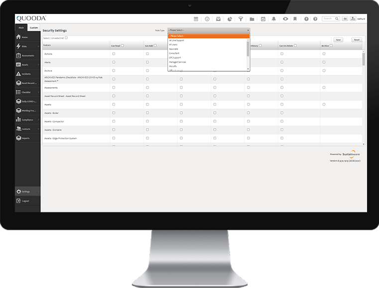 Asset Management Compliance Software QUOODA