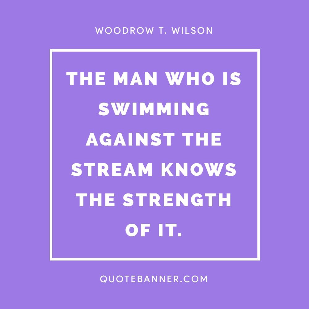 W. C. Fields quote Remember, a dead fish can float downstream...