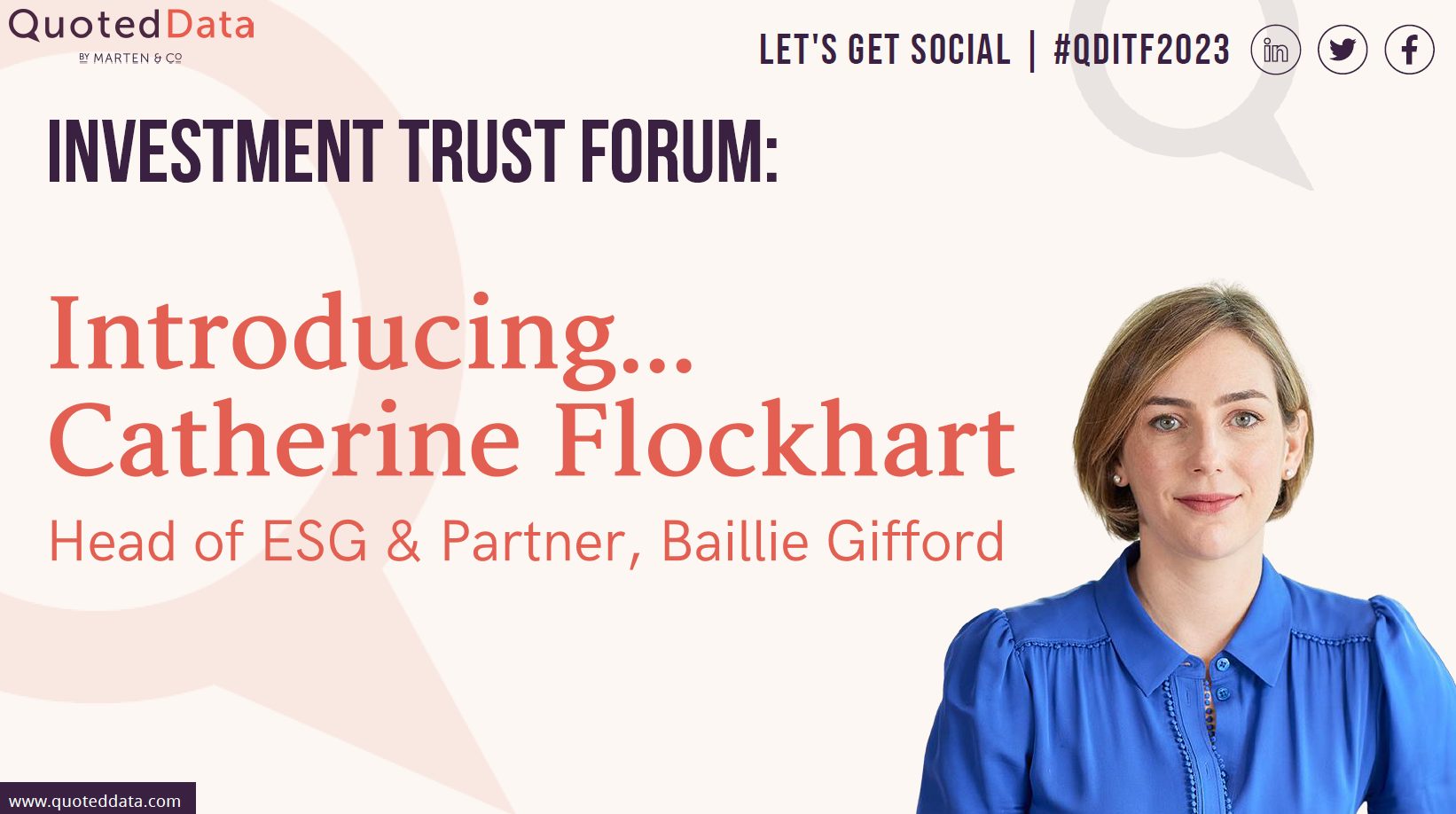 QuotedData’s Investment Trust Forum 2023 Presentation Catherine