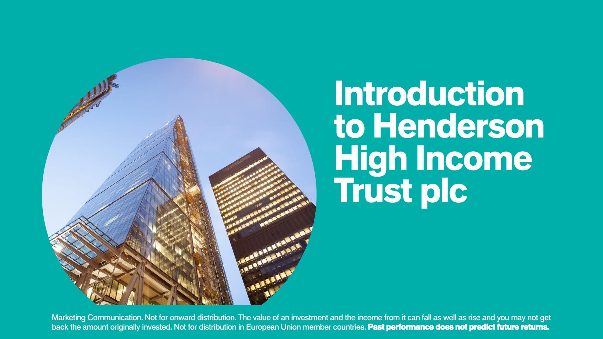 Introduction to Henderson High Trust QuotedData