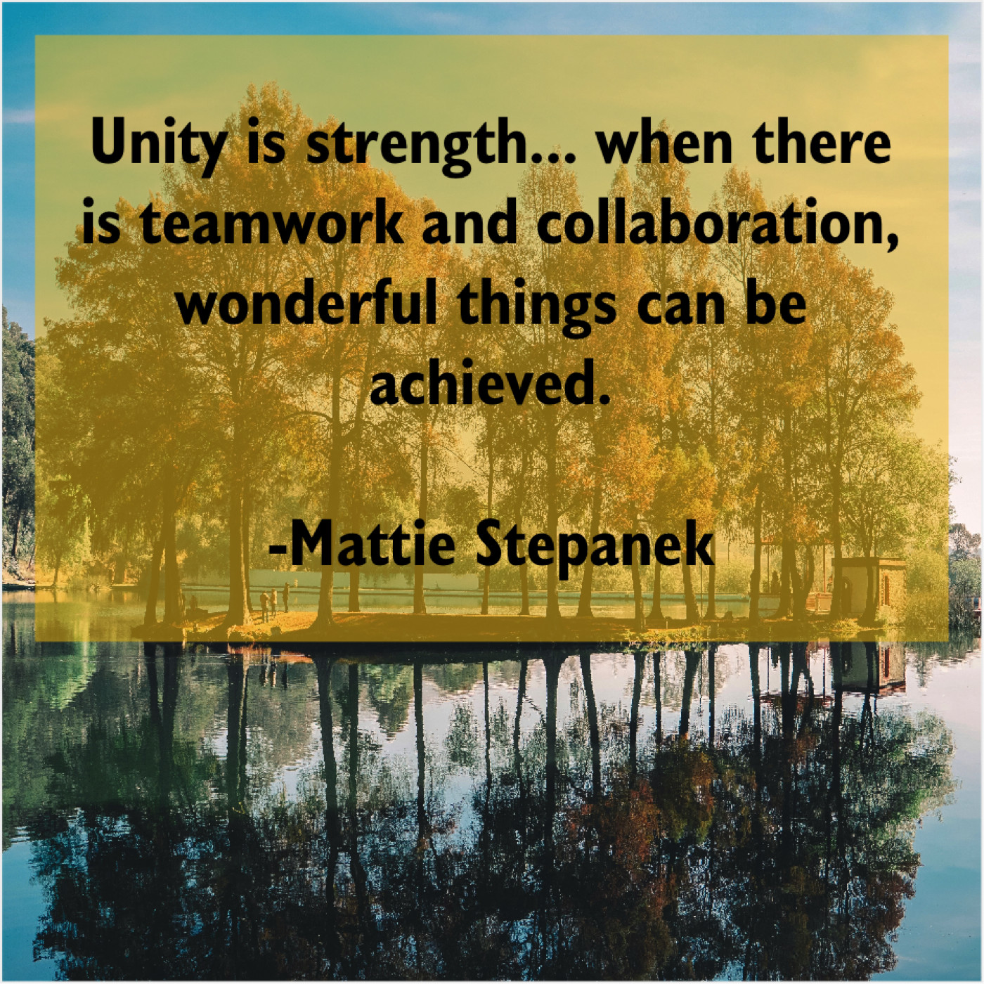 Mattie Stepanek Unity is strength… when there… Success
