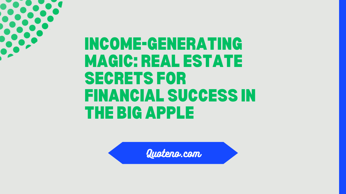 Magic Real Estate Secrets for Financial Success in