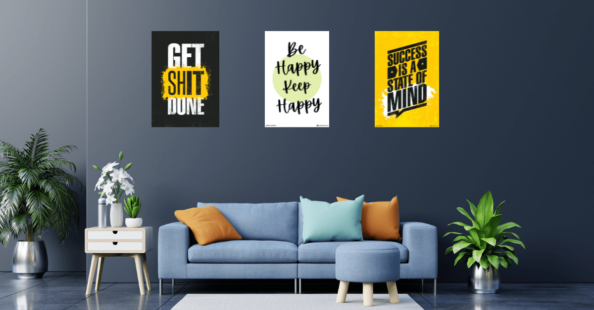 Fill Your Blank Wall With Quotes Printed Wall Posters Quotes Store