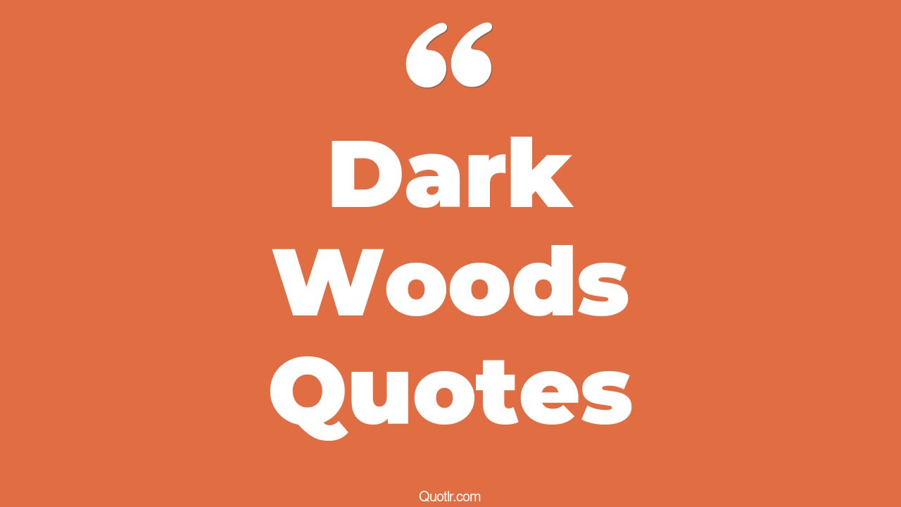 55+ Competitive Dark Woods Quotes That Will Unlock Your True Potential
