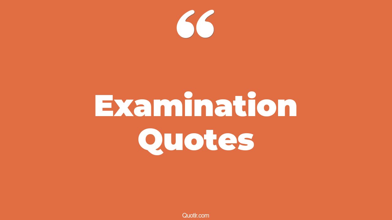 45 Informative Self Examination Quotes cross examination, final