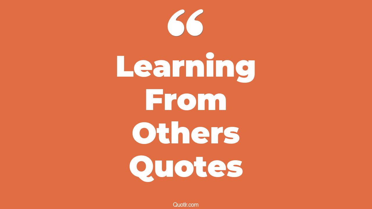 45+ Astounding Learning From Others Quotes That Will Unlock Your True