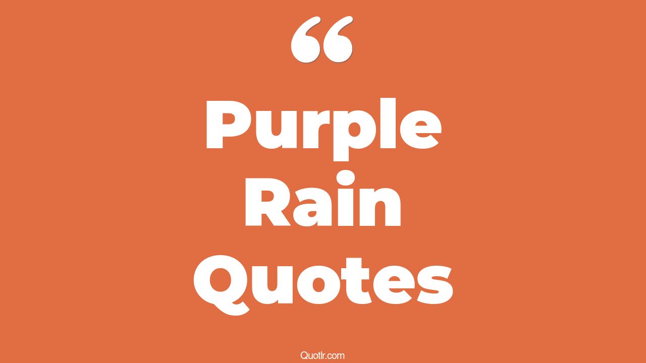 12+ Simplistic Purple Rain Quotes That Will Unlock Your True Potential