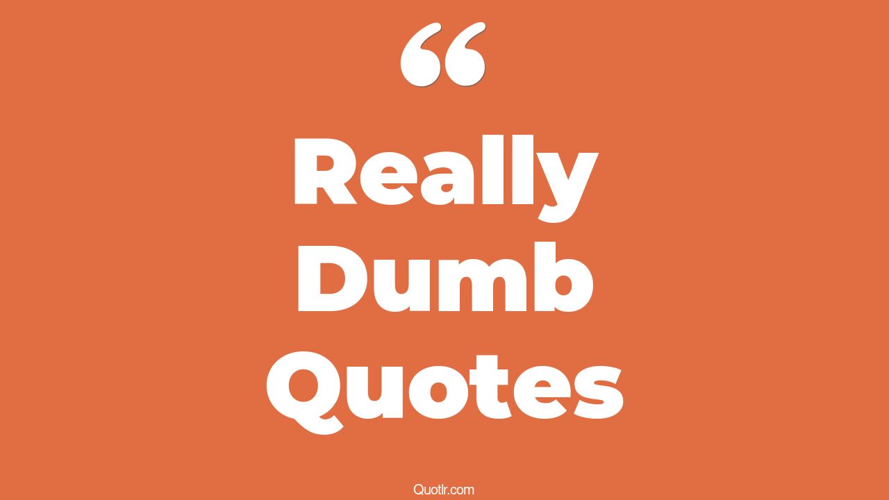 45+ Sentimental Really Dumb Quotes That Will Unlock Your True Potential