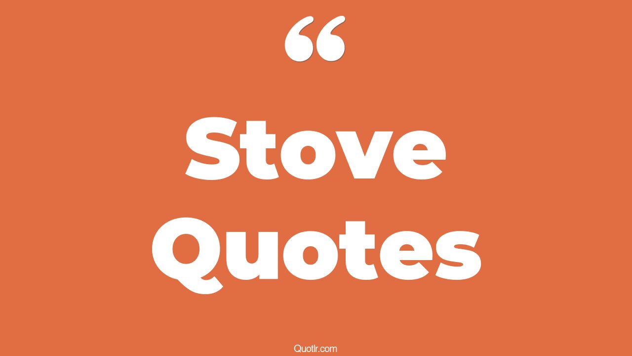 80 Vibrant Stove Quotes (wood stove, wood burning stove, gas stove)
