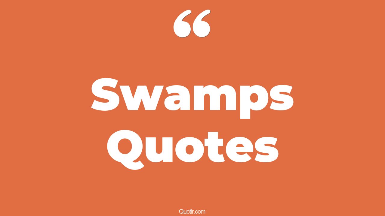 65 Unbelievable Swamps Quotes (shrek swamp, princess bride fire swamp