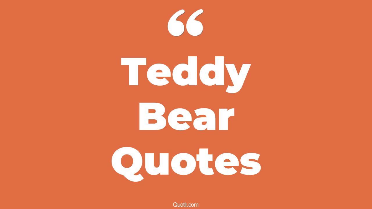 67+ Dreamy Teddy Bear Quotes That Will Unlock Your True Potential