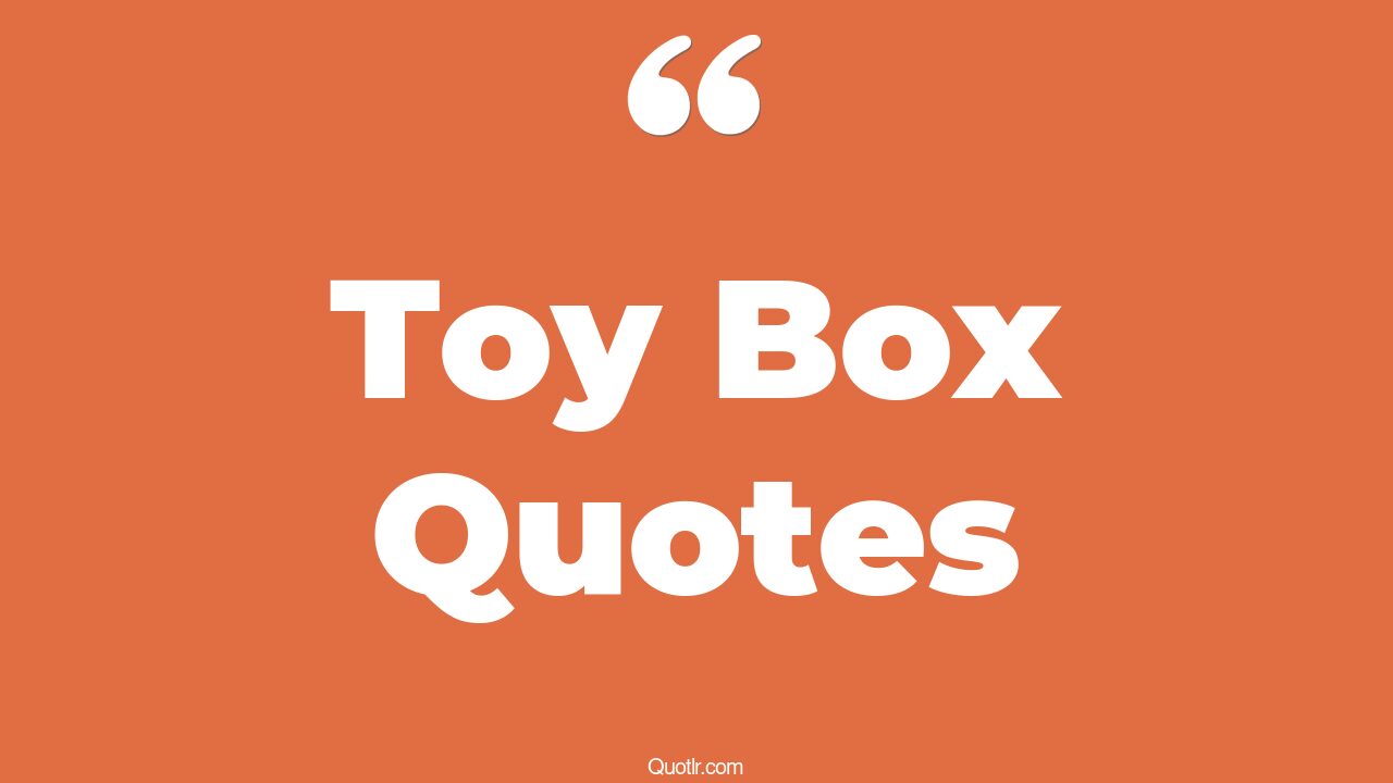 12+ EyeOpening Toy Box Quotes That Will Inspire Your Inner Self