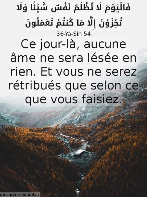 Versets sur Allah faiseur de ce qu’il veut et juste dont la justice n