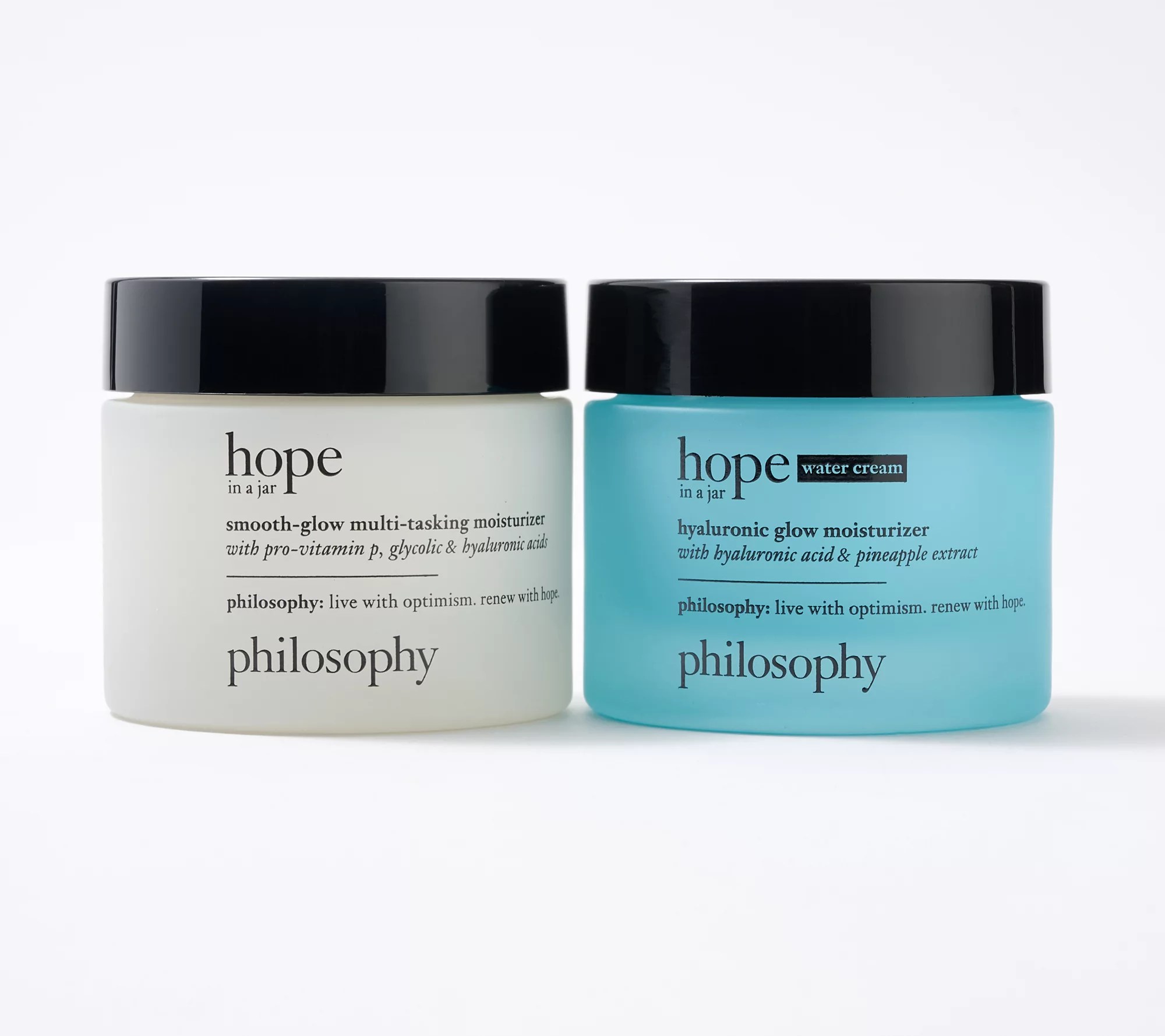 philosophy hope in a jar & water cream 2oz moisturizer set