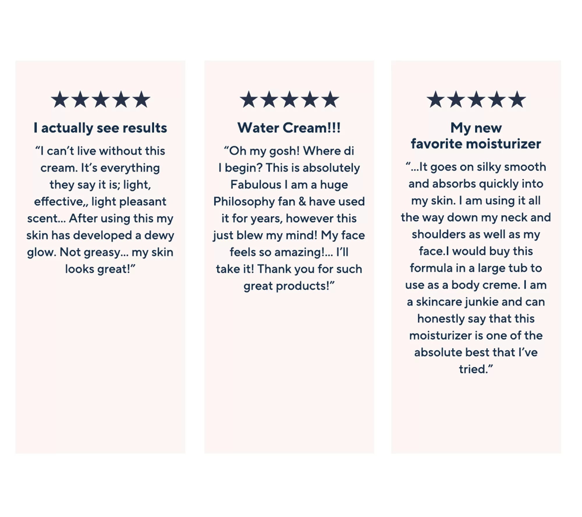 philosophy hope in a jar & water cream 2oz moisturizer set